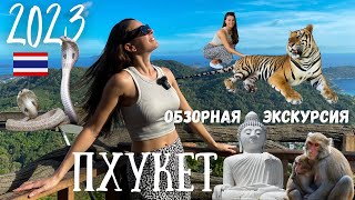 Обзорная экскурсия по Пхукету 2023! Большой Будда, тигры, змеи и многое другое.