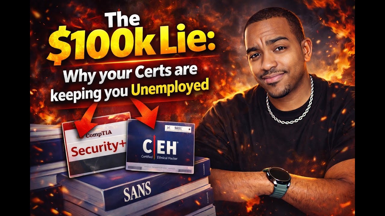The $100k Lie: Why your Certs are keeping you Unemployed