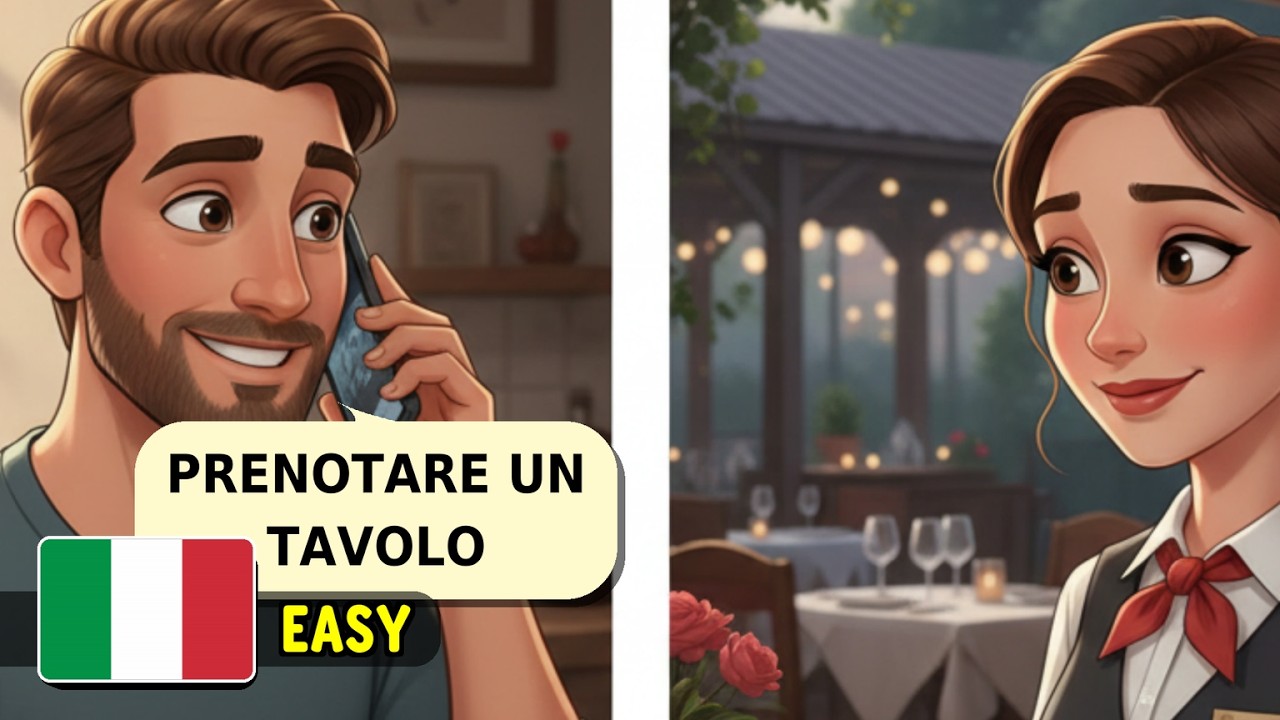 🍽️ Mangiare fuori: Cosa dire per prenotare e spiegare le allergie! 🍝 (A1-A2)