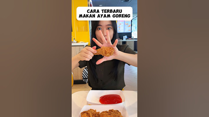 TERNYATA SELAMA INI KALIAN SALAH MAKAN AYAM GORENG !!