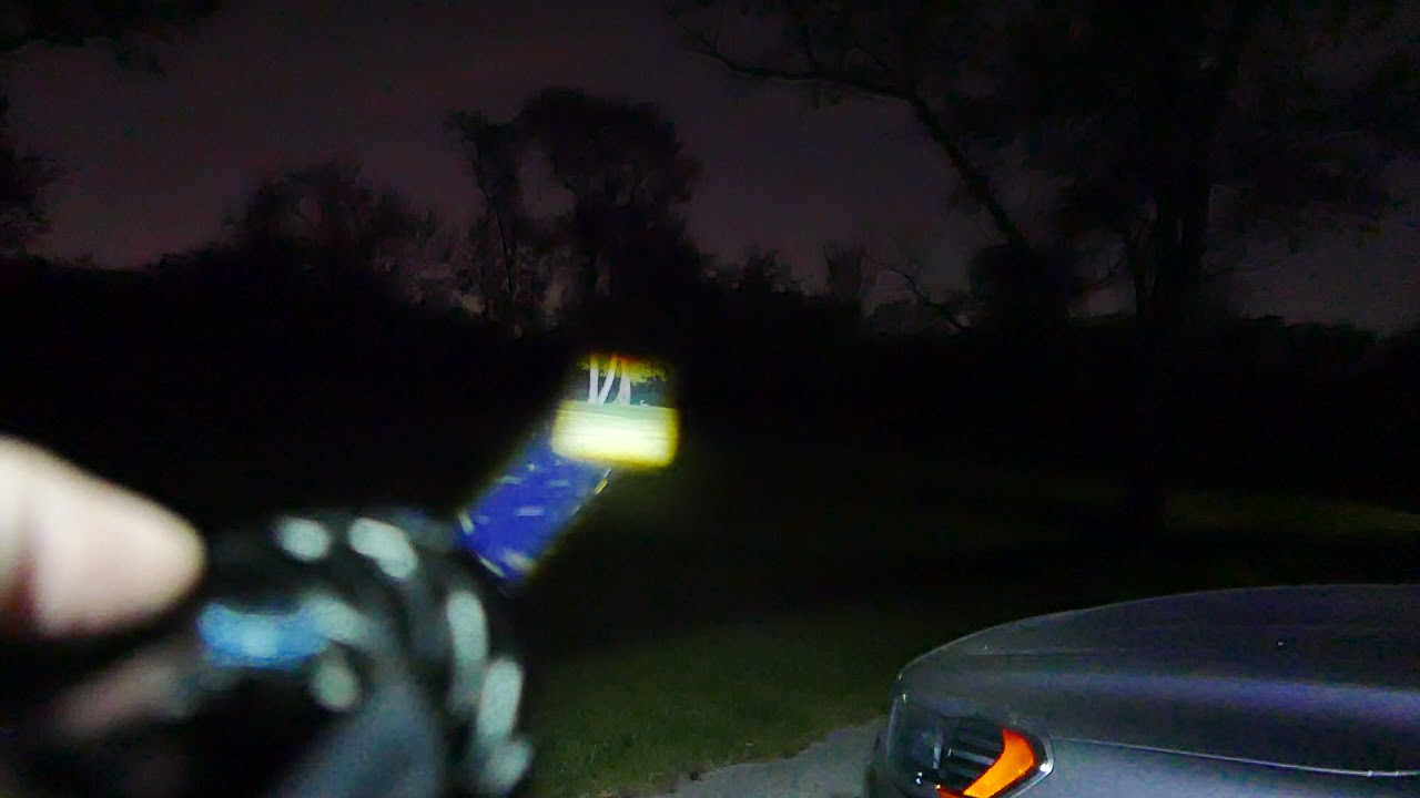 Olight Marauder 2 (M2) 14 000 lumen beam shot .....