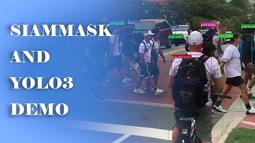 Yolo3 and SiamMask Demo