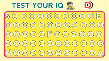 FIND THE ODD ONE OUT NUMBER AND LETTER EDITION | FIND THE DIFFERENT 