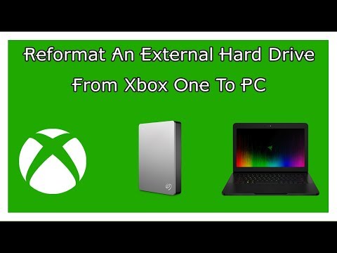 How To Reformat An External Hard Drive From An Xbox On To A PC