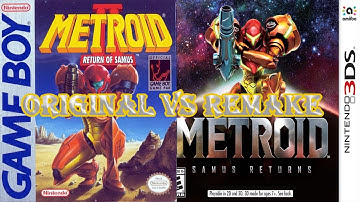 METROID II RETURN OF SAMUS ORIGINAL VS REMAKE METROID SAMUS RETURNS #operationsamusreturn