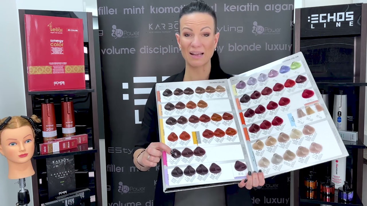 Permanentní barvy Echosline - Echos Color, Seliàr Synergy Color, Karbon Color (s praktickou ukázkou)