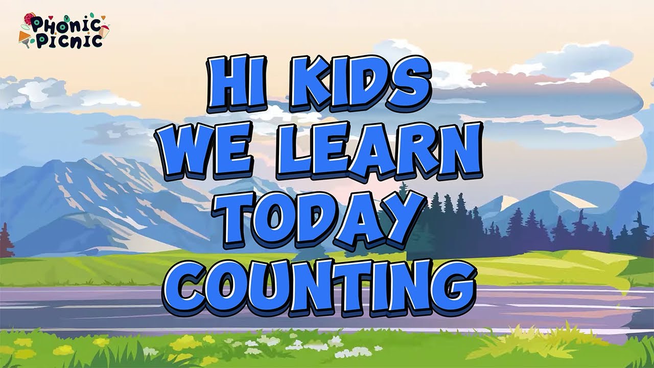 Learn To Count From 1 To 10 - Phonic Picnic Nursery Rhymes For Kids - Numbers Song