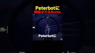 Peterbotに瞬殺されるBucke 💀 #フォートナイト #ピーターボット