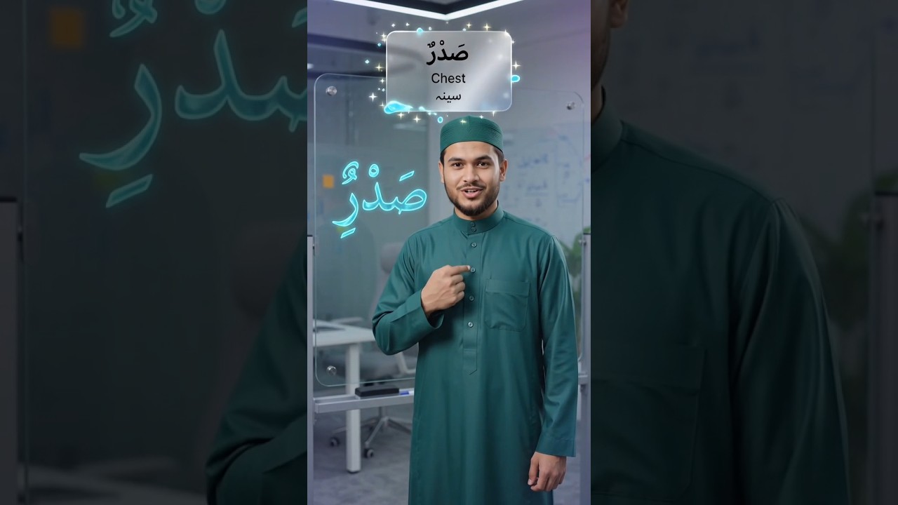 🧍 Body Parts Vocabulary | English to Arabic #learnarabic #easyenglishtoarabic #learnenglish