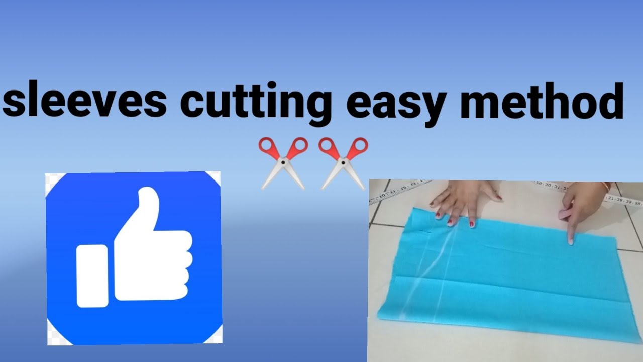 sleeve cutting ️ easy trick YouTube