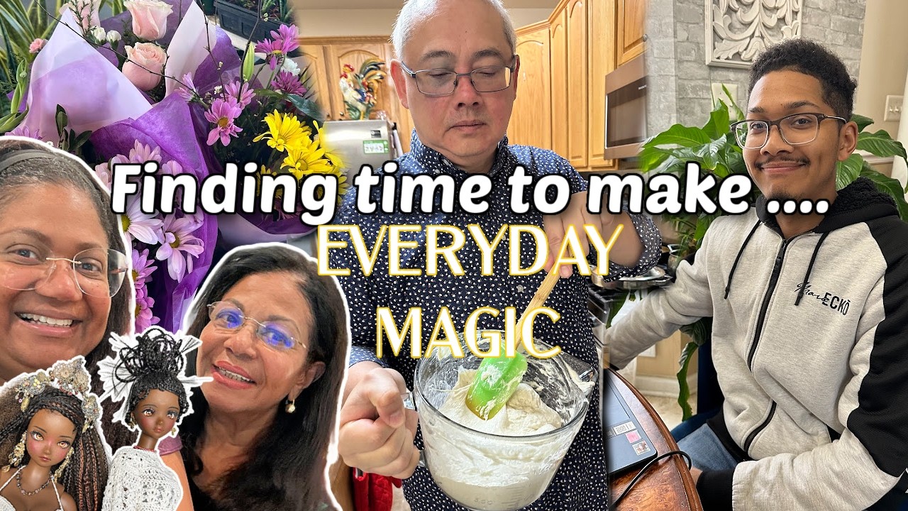 Making time for Creativity, Chat & Walk with Mother, Making Bread & Farmers Market