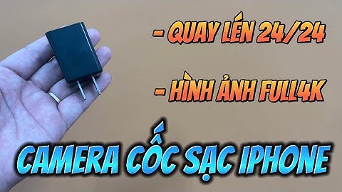 " CAMERA GIÁ RẺ " Camera Ngụy Trang Cốc Sạc Iphone Mẫu Mới , Camera Cục Sạc Iphone Wifi Full4K