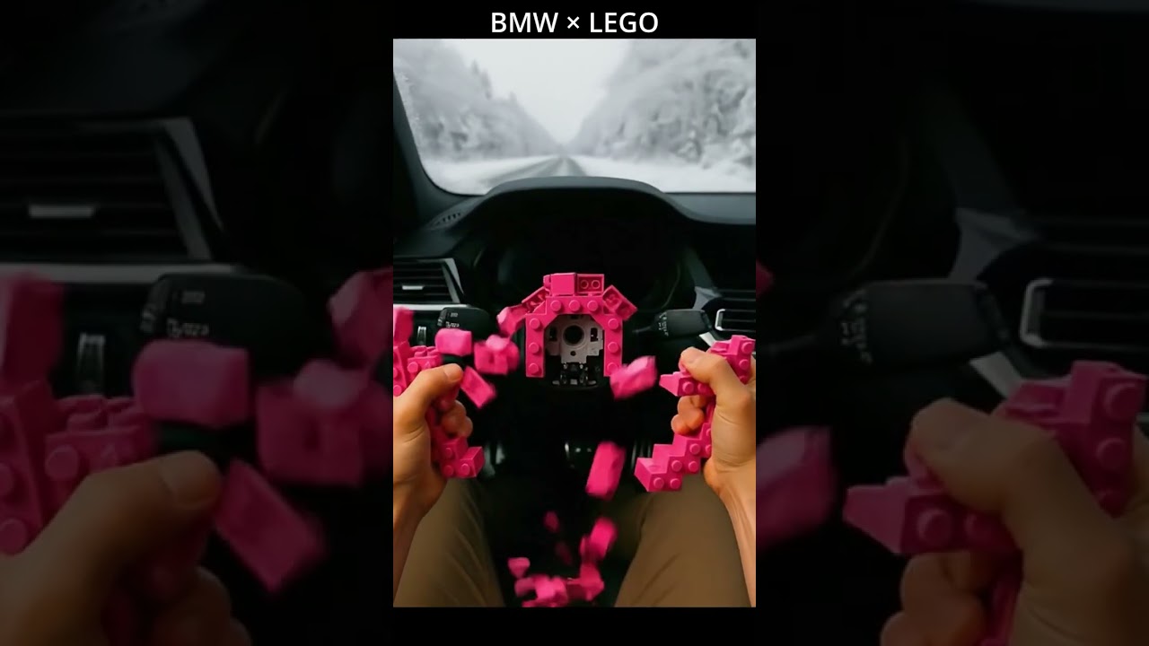 “Hot Pink LEGO BMW Steering Wheel Stress Test 💥 | Will It Survive or Shatter?”