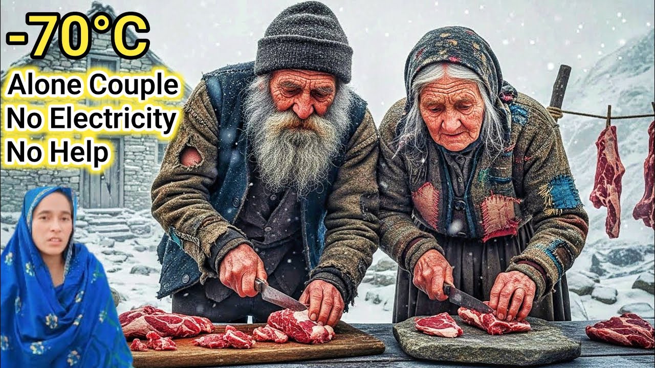 150-Year-Old Couple Surviving Alone in Frozen Mountains | A Life Beyond Time