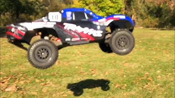 TRAXXAS SLASH 4x4 VXL Jumping and BASHING on 3S!! DURABILITY TESTING The NEW Surpass Hobby Motor!!