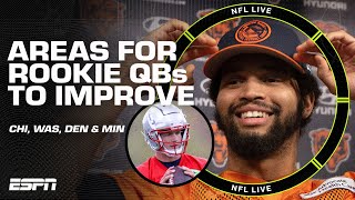 ROOKIE MINICAMP TAKEAWAYS! ♨️ Analyzing top QBs' first NFL minicamps | NFL Live