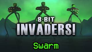 Swarm 8-Bit Invaders Co-Op Campaign Hard Difficulty