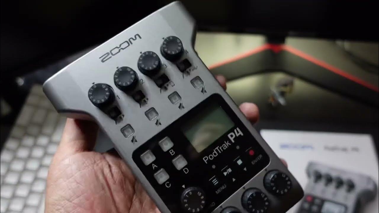 Zoom podtrak p4 hand on! YouTube