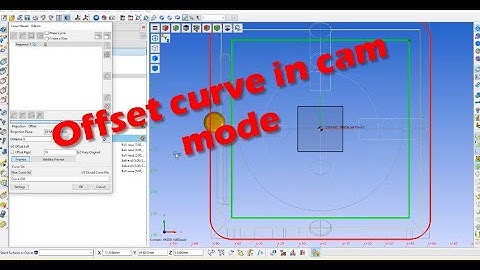 "Offset curve in cam mode" Tips & Tricks#worknc