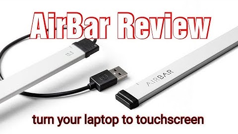 AirBar touchscreen for mac and windows laptop