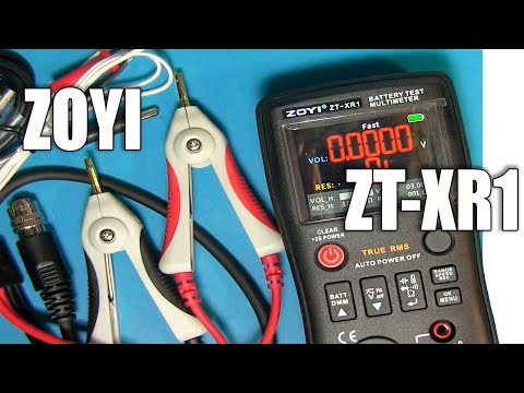 Обзор мультиметра и тестера внутреннего сопротивления аккумулятора ZOYI ZT-XR1