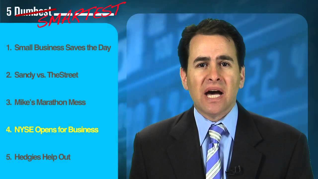 The 5 Dumbest Things on Wall Street: November 9th The 5 Dumbest Things on Wall Street: November 9th