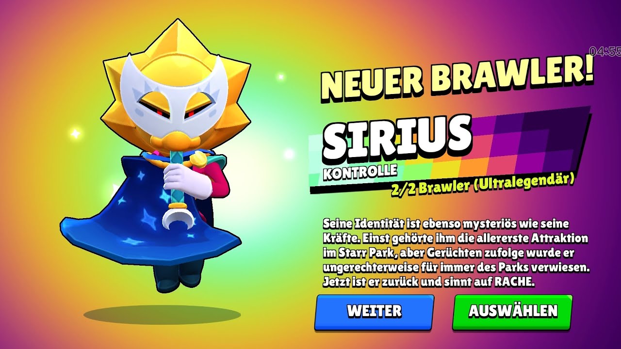 Der Neue Brawler Sirius 