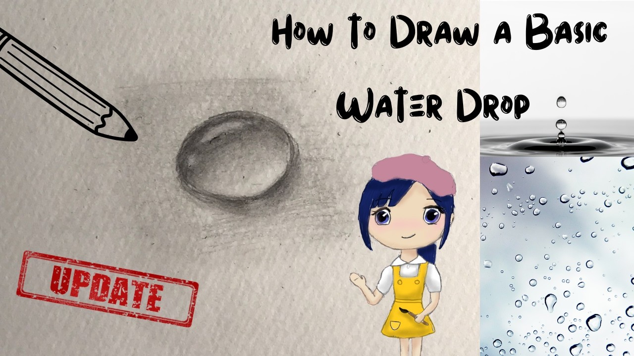 How To Draw a Basic Water Drop for Beginners [UPDATED] #drawingtutorial ...