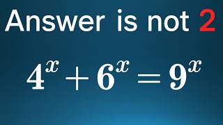 Find the Missing x in This Clever Mathematical Equation | Olympiad Mathematics