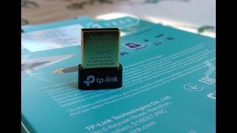 Unboxing and installation of tplink bluetooth 4.0 UB400