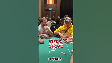 How to make anyone fold in 3 easy steps 😏 #poker