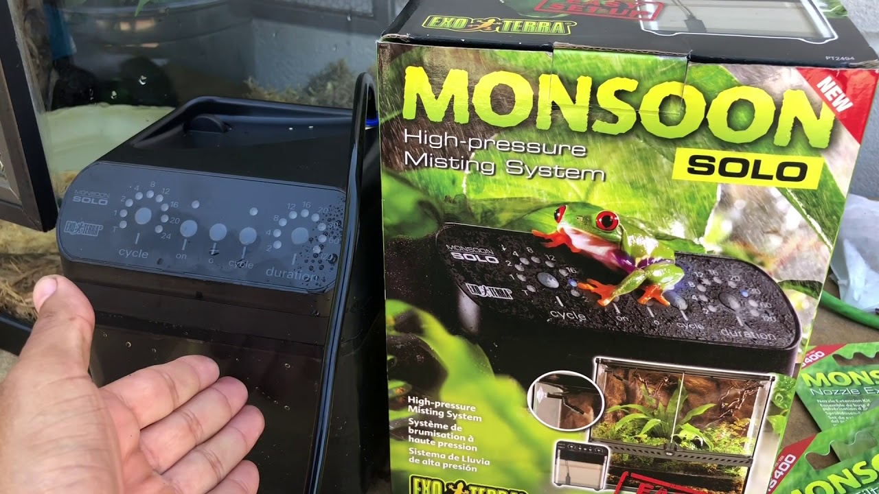 Système de brumisation automatique Monsoon solo II Exo Terra - Reptilis