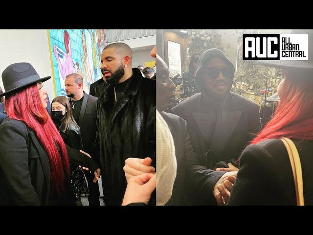 Drake Kanye & Rihanna Share An Emotional Moment At Virgil Abloh