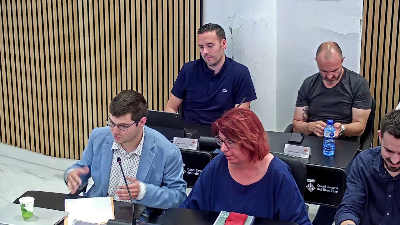 Ple Ordinari Consell Comarcal del Baix Ebre 30 de maig de 2025