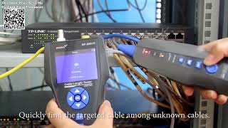 Test  NOYAFA NF8601S Network Cable Tester Multifunction Wiremap Tracker Review Aliexpress