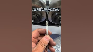 Metal two roller knurling machine #thread #machine #steel #metal #factory #rolling #china #copper