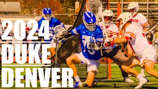 Duke vs. Denver | 2024 NCAA Division I Men's Lacrosse | Extended Clips