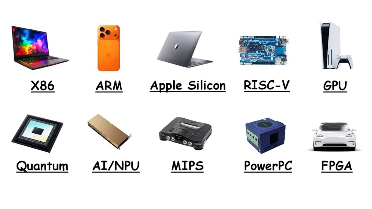 Every CPU Architecture Explained in 18 Minutes
