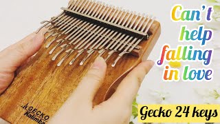 Can't Help Falling In Love | Gecko 24 keys | kalimba cover | Rena