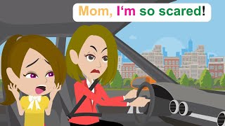 Ellas Mother Drives Fast - English Funny Animated Story - Ella English