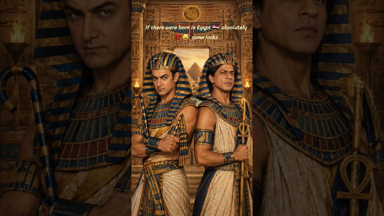 if AAMIR KAHN and SHAHRUKH KHAN born in Egypt 🇪🇬 😂