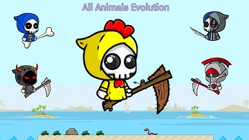 All Animals Evolution With Chicken Reaper (EvoWorld.io)