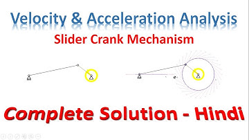 Slider crank | Velocity Analysis| Acceleration Analysis| #velocity #acceleration #analysis #diagram