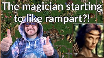 Is the Magician starting to like Rampart?! || Heroes 3 Rampart Gameplay || Jebus Cross
