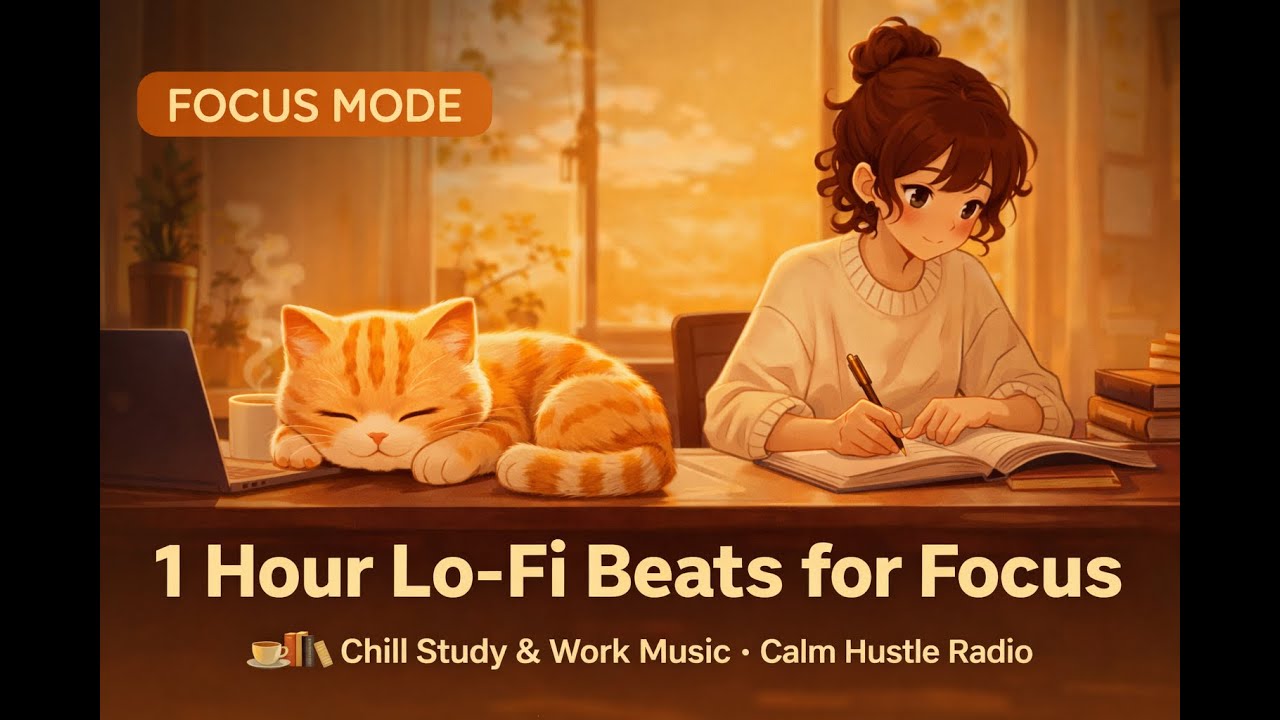 1 Hour Lo-Fi Beats for Focus ☕📚 | Chill Study & Work Music | Calm ...