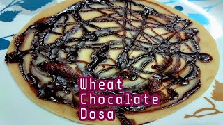 ഹെൽത്തി ആയിട്ടുള്ള ഗോതമ്പു ദോശ ഉണ്ടാക്കിയിട്ടുണ്ടോ // Healthy Wheat Dosa// Wheat - Chocalate Dosa