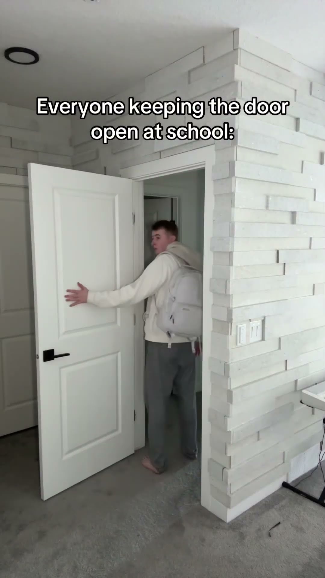 The One Kid Walking In To School #Shorts