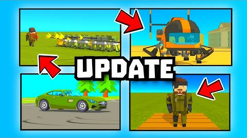 Simple Sandbox 2 UPDATE 1.8.00 NEW CARS DRONE BOAT ROBOTS