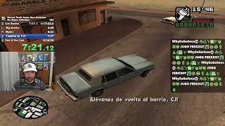 Bananirou hace speedrun de GTA SA y pierde por ponerse nervioso