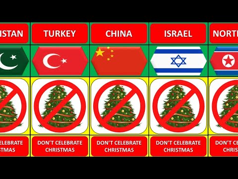 Countries that don't Celebrate Christmas in 2025 - YouTube